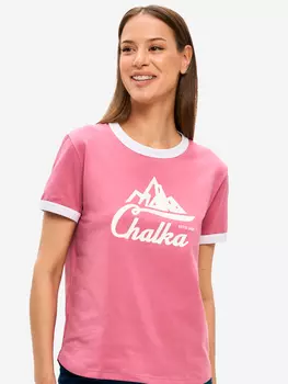 Футболка женская туристическая Chalka, Розовый