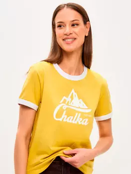 Футболка женская туристическая Chalka, Желтый
