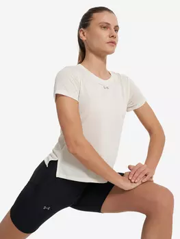 Футболка женская Under Armour Trail Run, Бежевый