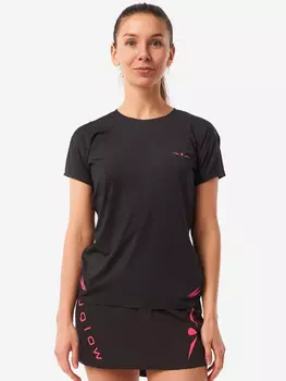 Футболка женская UGLOW, черный розовый, Черный