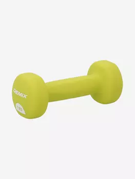 Гантель Demix 1 кг с неопреновым покрытием, Зеленый