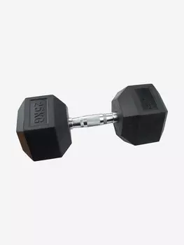 Гантель гексагональная обрезиненная KETTLER, 25 кг, Черный