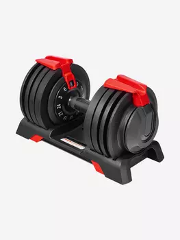 Гантель регулируемая 24 кг, 12 вариантов весов, Черный