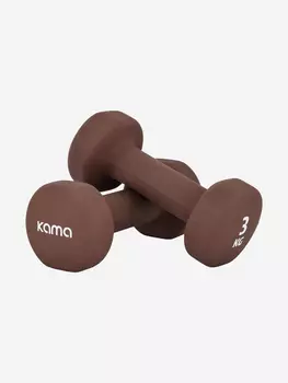 Гантели Kama, 2х3 кг, Коричневый