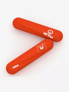 Гантели красные, 2 кг, 2шт, MELA ИГРЫ, Красный