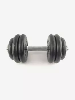 Гантели разборные BARBELL ATLET 1 по 14 кг (хромированный гриф), Черный