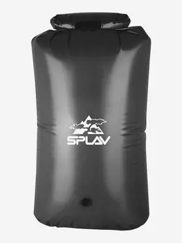 Гермомешок экспедиционный Сплав 52х26х110см черный, Черный