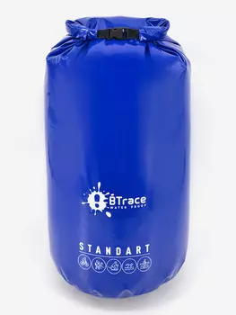 Гермомешок BTrace стандарт ПВХ 90л, Синий, Синий