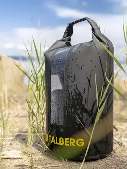 Гермомешок с окном TALBERG WINDOW EXT PVC 30, черный, Черный