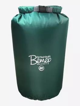 Гермомешок Вольный Ветер Taffeta PU 5000, 40 л, зеленый, Зеленый