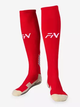 Гетры противоскользящие FN Soccer Socks, Красный