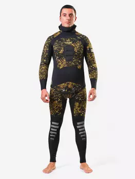 Гидрокостюм для подводной охоты SARGAN Неман 7мм, Коричневый