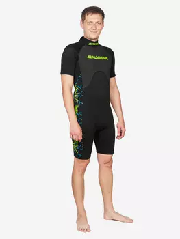 Гидрокостюм мужской для плавания Salvimar Garda Splashy, 3мм, Мультицвет