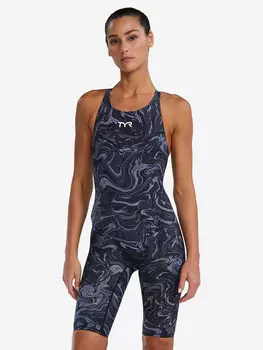 Гидрокостюм с открытой спиной TYR Thresher Hyperblitz Open Back, Серый