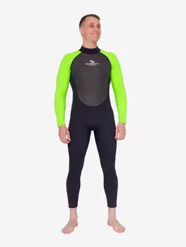 Гидрокостюм Scorpena Hawaii длинный мужской, Черный