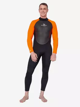 Гидрокостюм Scorpena Hawaii длинный мужской, Черный