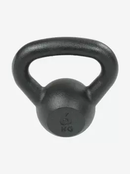 Гиря чугунная Sportlim 6 кг Черная, Черный