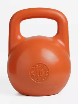 Гиря пластиковая 10 кг, Оранжевый