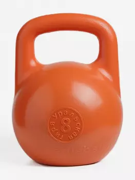 Гиря пластиковая 8 кг, Оранжевый