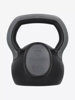 Гиря пластиковая Torneo, 6 кг, Черный