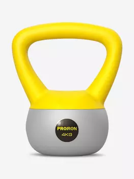 Гиря PROIRON мягкая 4кг, Серый