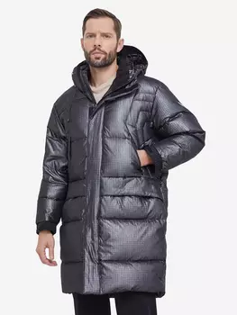 Глянцевый пуховик мужской EA7 DOWN JACKET, Черный