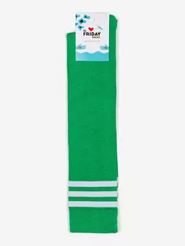 Гольфы с полосками St.Friday Socks, Классические, Зелёные, Зеленый
