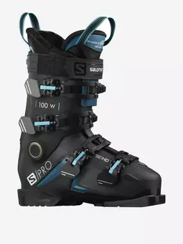 Горнолыжные ботинки Salomon S/Pro 100 W Black/Marrocan Blue 20/21, Черный