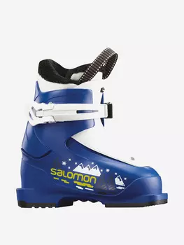 Горнолыжные ботинки Salomon T1 Race Blue/White 19/20, Синий