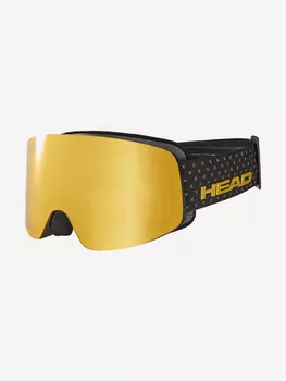 Горнолыжные очки Head Infinity Premium+ Sparelens Black/Black/FMR Gold, Желтый