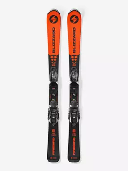 Горные лыжи детские Blizzard Firebird + крепления FDT JR4.5, Оранжевый