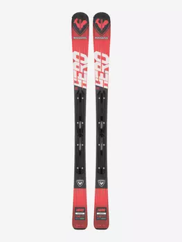 Горные лыжи детские Rossignol Hero + крепления XPJR7, Красный