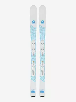 Горные лыжи детские Volkl Flair + крепления 4.5 vMotion, Белый