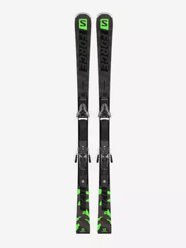 Горные лыжи + крепления Salomon E S/Force Ti.76 + Z12, Серый