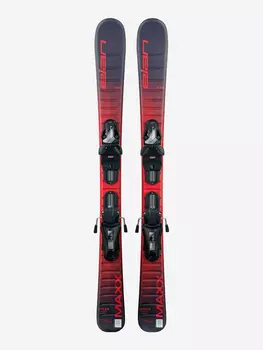 Горные лыжи с креплениями ELAN Maxx + EL 4.5 GW Junior Red, Красный