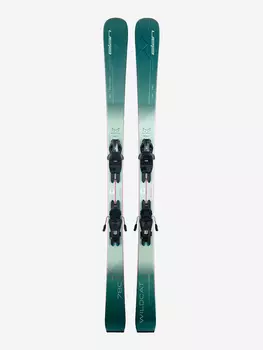 Горные лыжи с креплениями Elan Wildcat 78 C LS + EL 9.0 GW 24/25, Зеленый