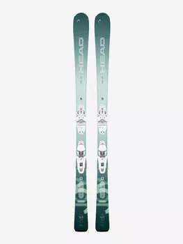 Горные лыжи с креплениями Head Easy Joy SLR + JOY 9 GW SLR 24/25, Зеленый