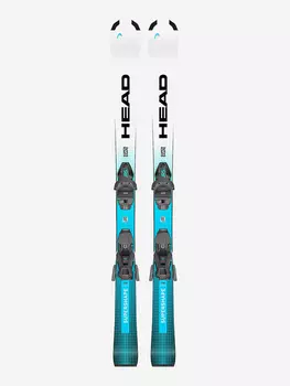 Горные лыжи с креплениями Head Supershape JRS + JRS 7.5 GW 24/25, Голубой
