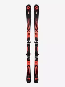 Горные лыжи с креплениями Volkl Racetiger RC Black + vMotion 12 GW 21/22, Черный