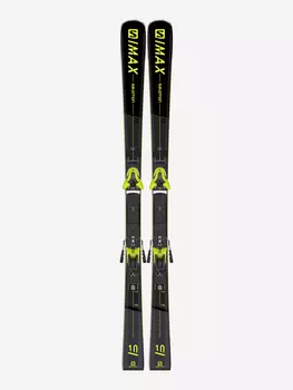 Горные лыжи Salomon S/Max 10 + Salomon SAS EM 11 GW, Черный, размер 175