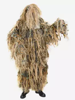 Халат маскировочный Хольстер Шаман (с маскир.элем-м из натурального лыка), Мультицвет