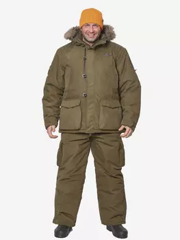 Хант костюм для охоты PRIDE, зимний -45, хаки, Коричневый