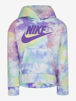 Худи для девочек Nike Printed Club, Фиолетовый