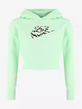 Худи для девочек Nike Sportswear, Зеленый, размер 137-146