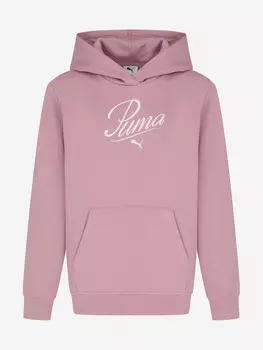 Худи для девочек PUMA Script, Розовый