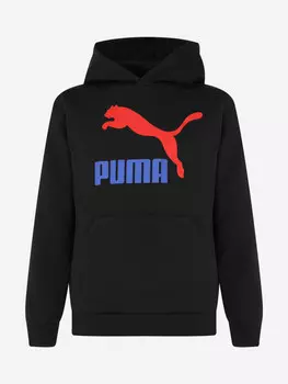 Худи для мальчиков PUMA Classics Logo, Черный