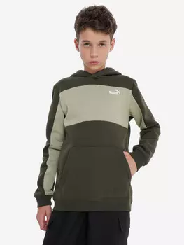 Худи для мальчиков PUMA Ess Block, Зеленый