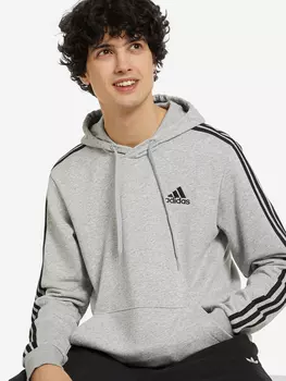 Худи мужская adidas Essentials, Серый, размер 56-58