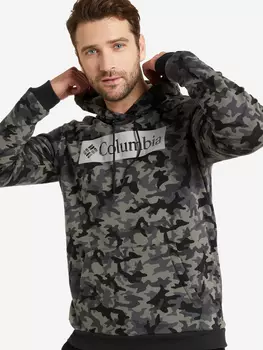 Худи мужская Columbia M Columbia Logo Printed Hoodie, Зеленый, размер 46