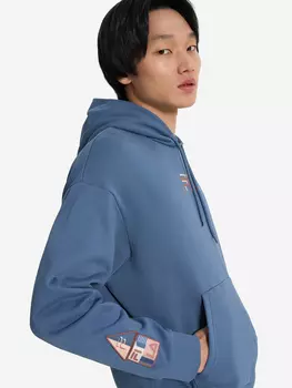 Худи мужское оверсайз FILA, Синий